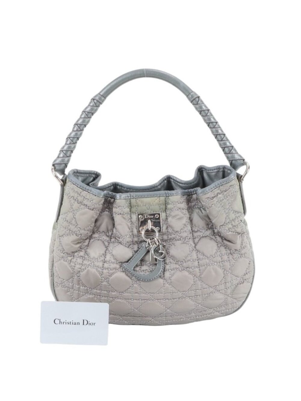 ★SOLD★ Dior Fukuya Hatchobori Store Cannage Leather Shoulder Bag with Tote - Picture 1 of 9